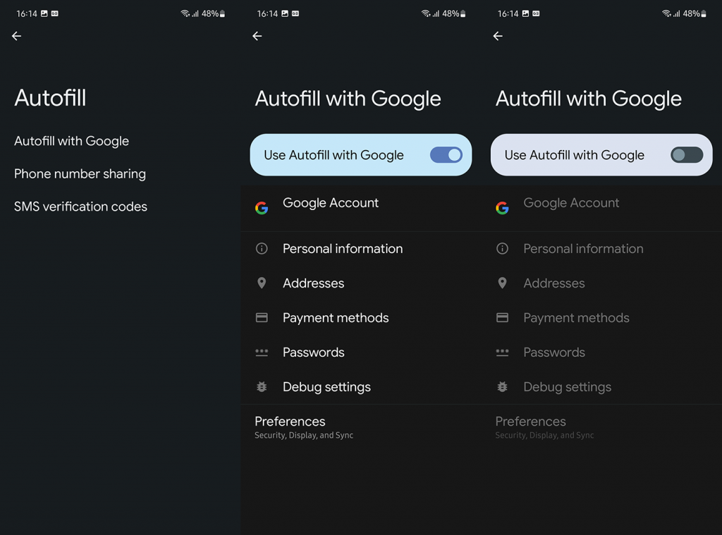 Inaktivera Google Password Manager med dessa instruktioner