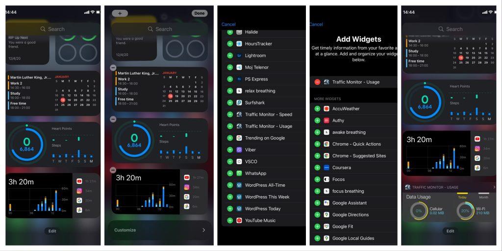 Så här ställer du in varningar för dataanvändning på iOS