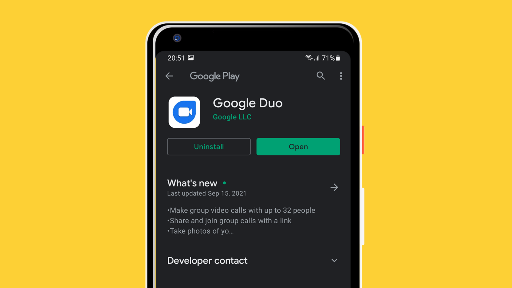 Виправлення: Google Duo не працює на Android