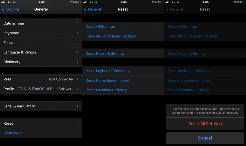 Javítás: A hotspot folyamatosan kikapcsol az iPhone-on