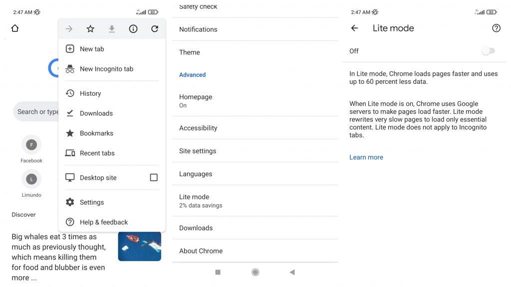 Google Chrome nenačítá stránky v systému Android?  Zkuste tyto opravy