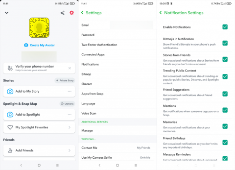 Fix: Snapchat-aviseringar fungerar inte