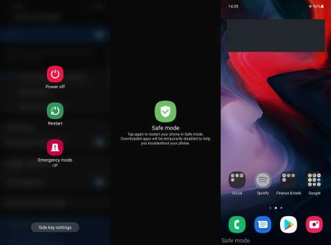 Hur man går in i säkert läge på Android (Android 12)