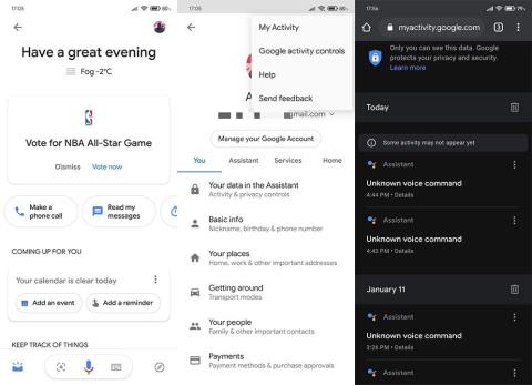 Jak smazat historii Google Assistant na Androidu