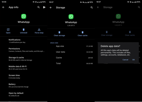 WhatsApp-puhelut eivät toimi Androidissa (RATKAISTU)