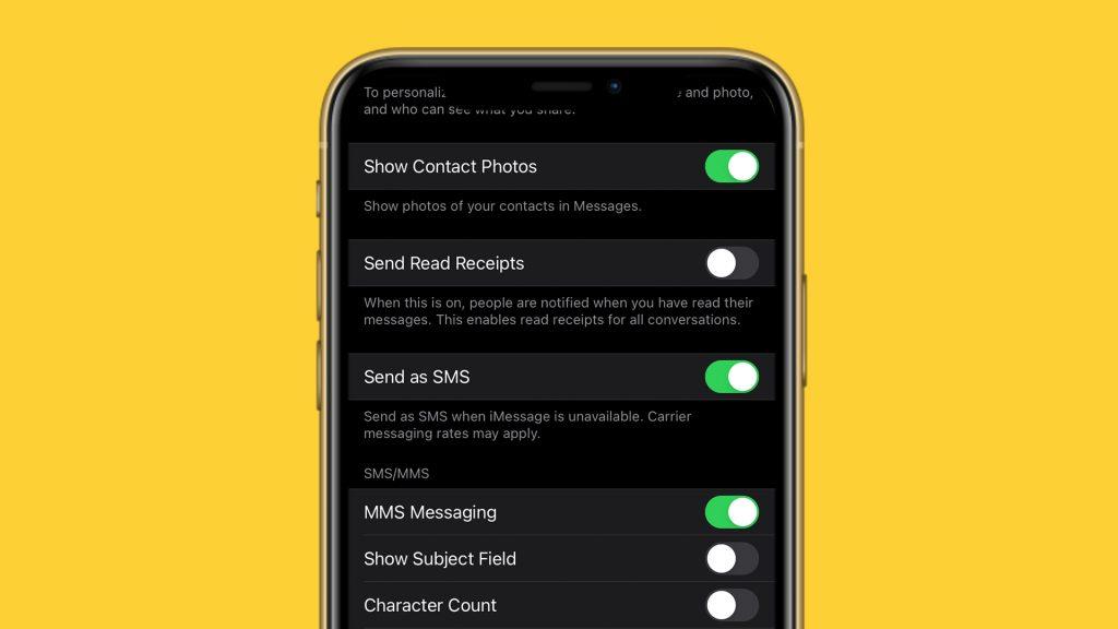 Nezobrazujú sa obrázky v textových správach na iMessage?  Vyskúšajte tieto opravy