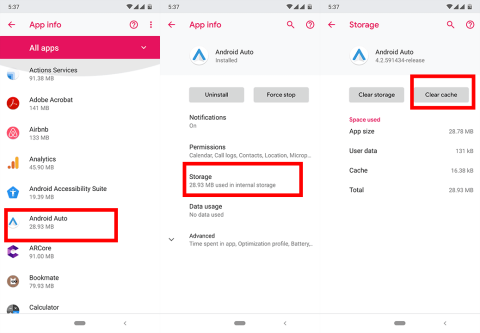 Fix: Android Auto kraschar, anslutningsproblem och andra problem