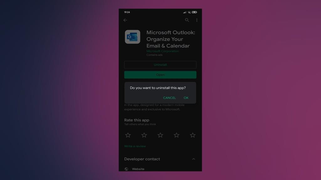 Outlook synkroniserer ikke på Android?  Her er hva du skal gjøre