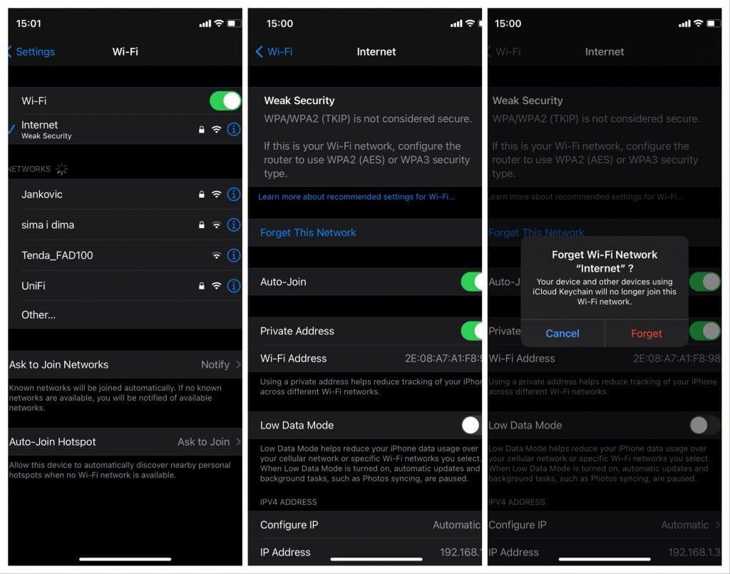 Fix: iPhone ansluter inte till Wi-Fi på iOS 15