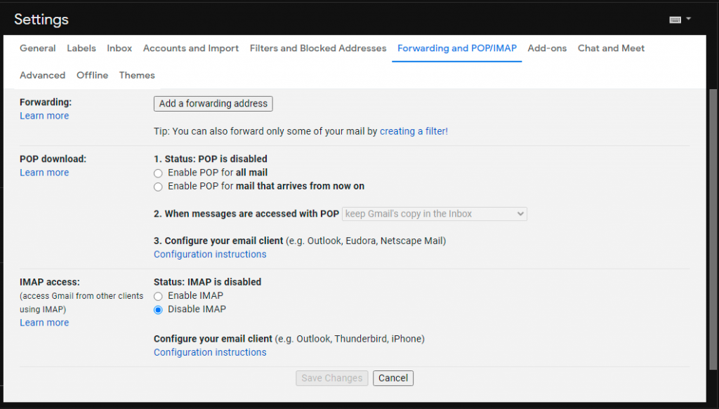 Fix: Gmail-meddelanden saknas