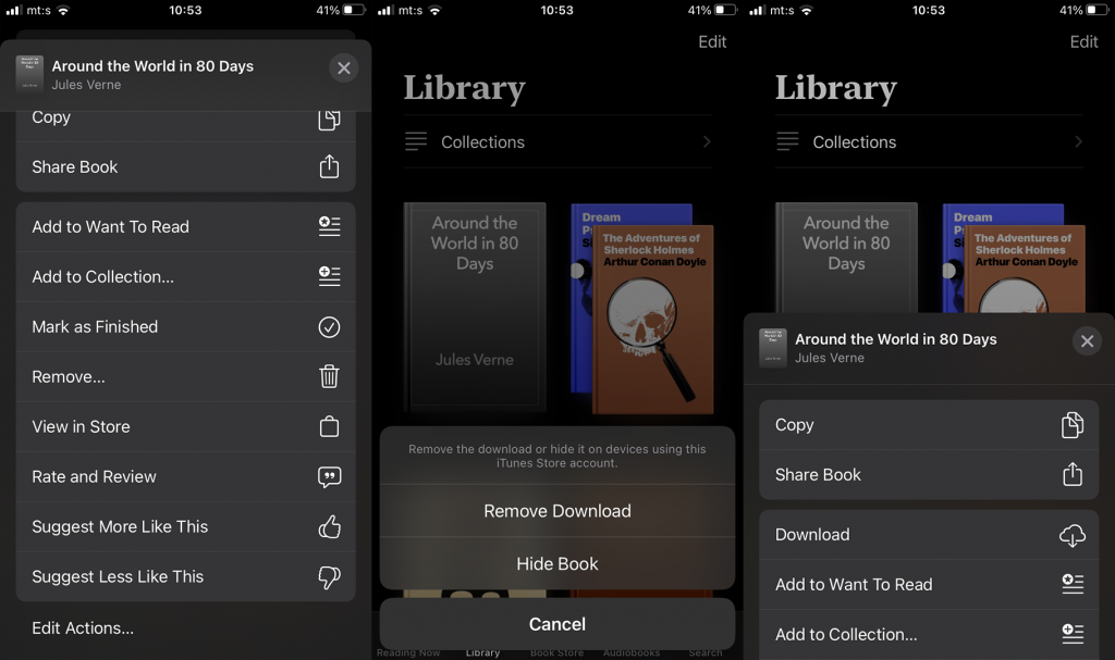 Oprava: Apple Books nefunguje na iPhone/iPad