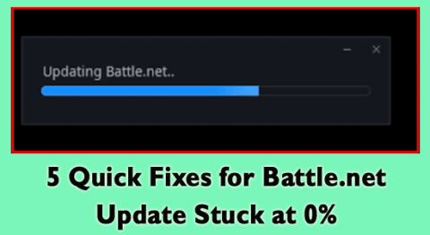 5 швидких виправлень для оновлення Battle.net застрягло на 0%