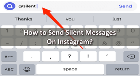 Hvordan sende stille meldinger på Instagram?