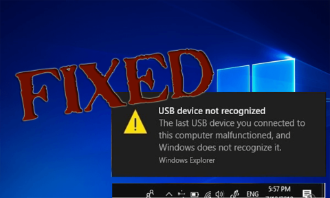 [MEGOLDVA] A nem felismert USB-eszköz javítása a Windows 10/8/7 rendszerben