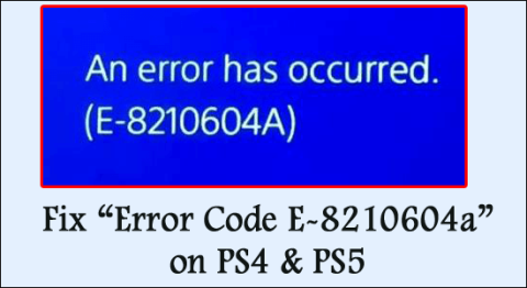 Fiks PSN-feilkode E-8210604a på PS4 og PS5 [9 testede rettelser]