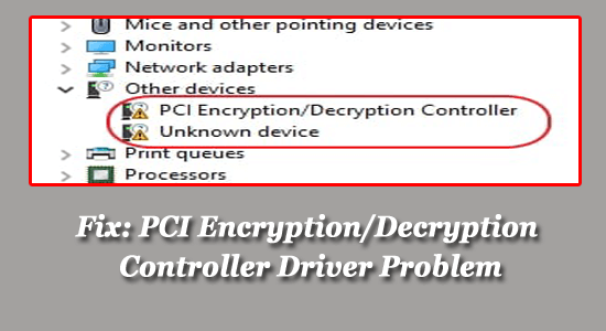 Fix: PCI-kryptering/dekrypteringskontroller-driverproblem