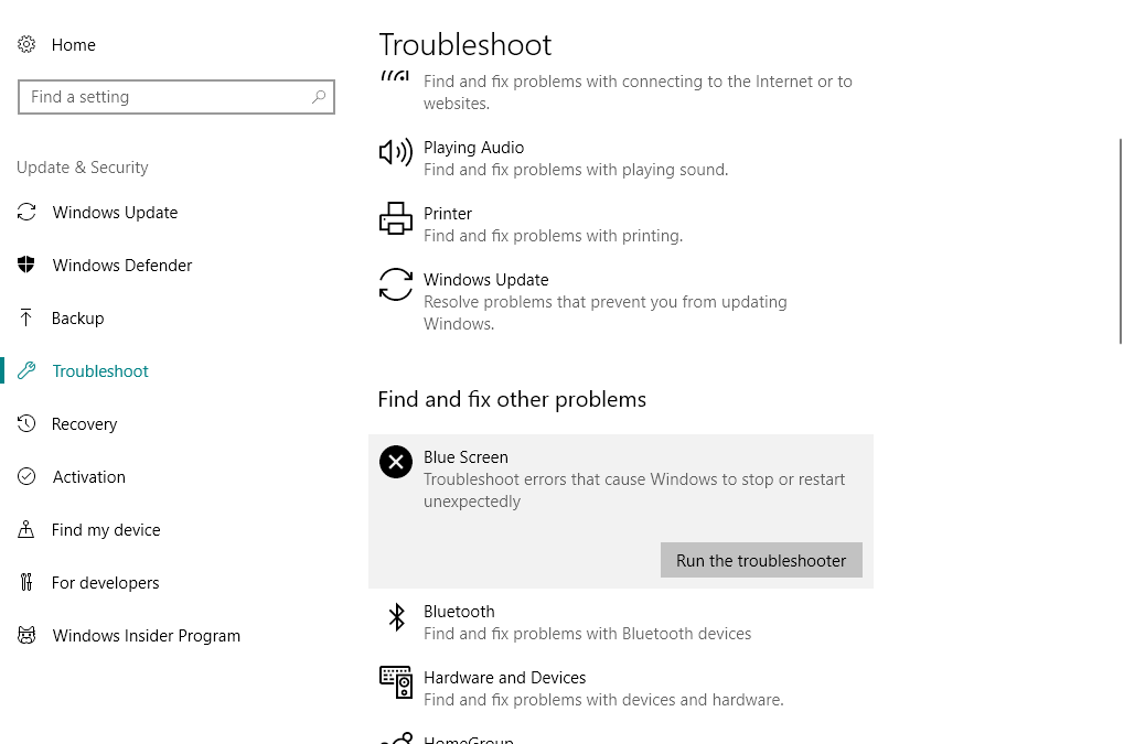 A KB4517389 Windows 10 frissítés által okozott BSOD-hiba javítása