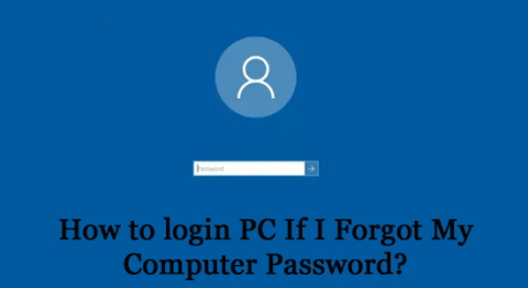 Fix: Hvordan logge på PC hvis jeg har glemt passordet til datamaskinen min?