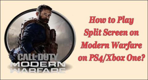 Hvordan spille delt skjerm på Modern Warfare på PS4/Xbox One?