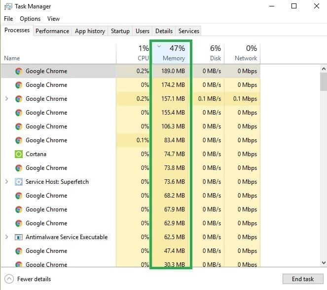 Oprava chyby „Tento počítač nemá dostatok pamäte RAM“ v systéme Windows 10