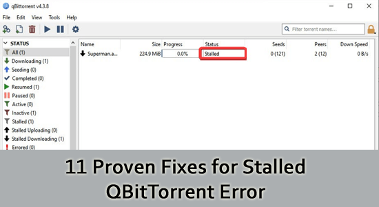 11 beprövade korrigeringar för avstannat QBitTorrent-fel