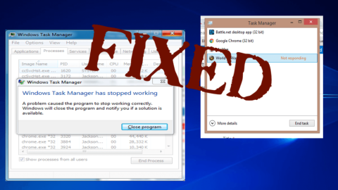 5 felsökningsmetoder för att fixa kraschar i Task Manager i Windows 10