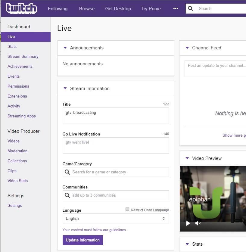 FIX: Twitch kunde inte verifiera Minecraft-versionen snabbt