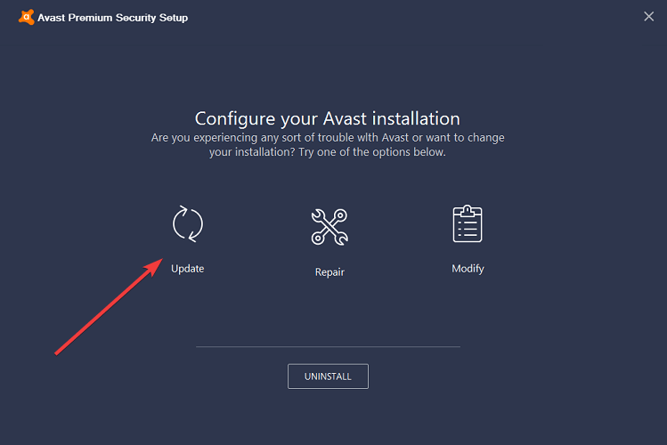 FIGYELMEZTETÉS: Az Avast Antivirus nem frissíti a vírusdefiníciókat