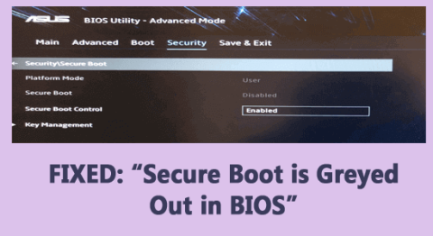 5 OPRAVY „Secure Boot je v systéme BIOS zašednutý“ Windows