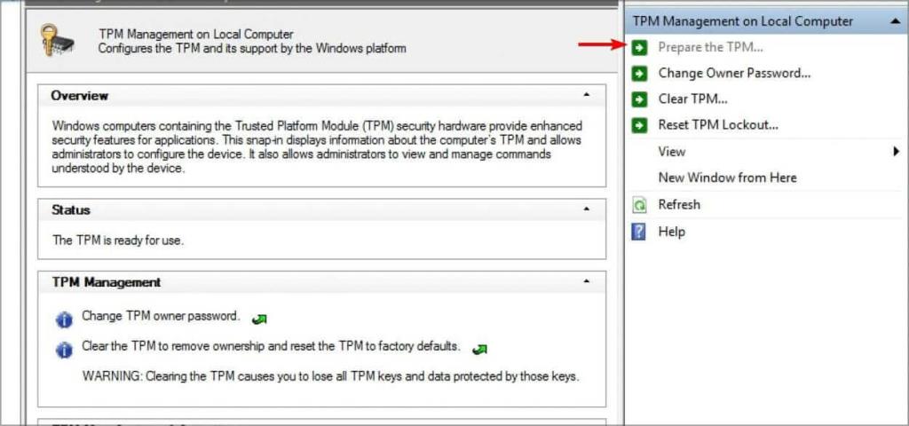 RETTET: Din computers Trusted Platform Module har ikke fungeret