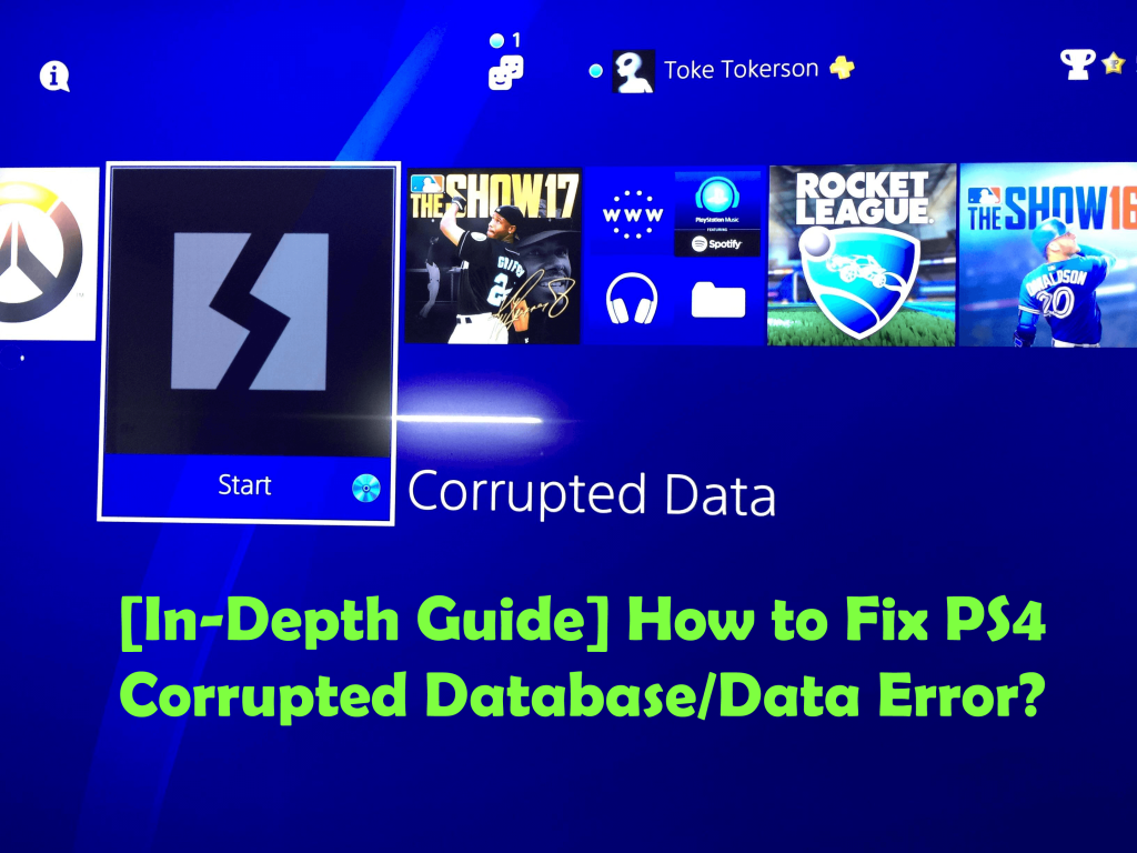 [Dybdeveiledning] Hvordan fikser jeg PS4 ødelagt database/datafeil?