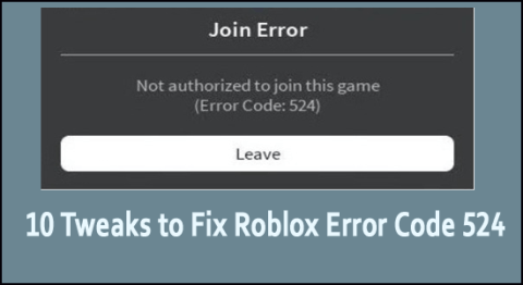 10 justeringar för att fixa Roblox-felkod 524 | 2022 GUIDE