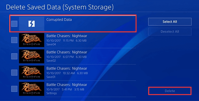 [Fördjupad guide] Hur åtgärdar jag skadad databas/datafel på PS4?