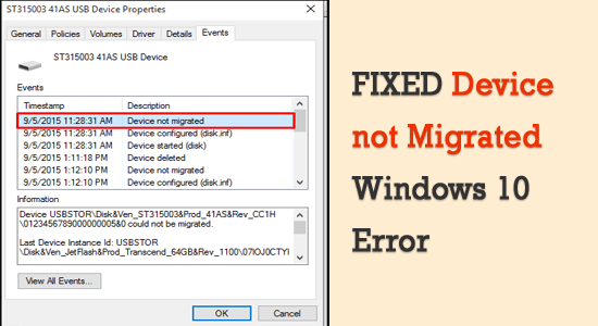 Виправити помилку Device not Migrated Windows 10 [8 простих рішень]