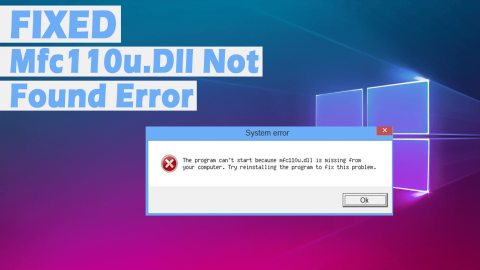[Megoldva] A hiányzó/nem található Mfc110u.Dll hiba elhárítása?