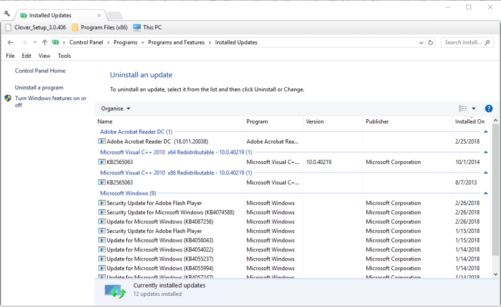 Opravená chyba Java Update/Install Error 1603 ve Windows 10