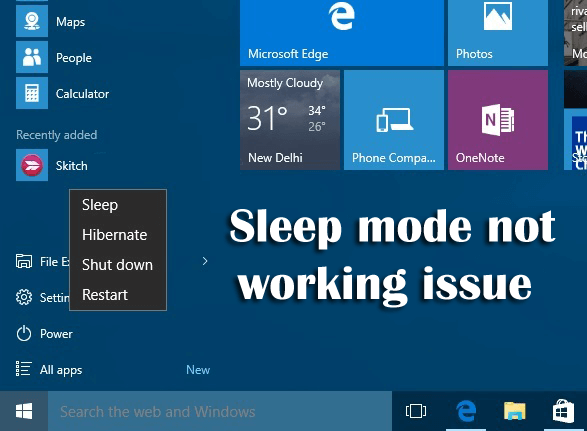 5 Vanlige Windows 10-hvilemodusproblemer og dens komplette rettelser