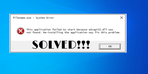 [Vyřešeno] Advapi32.dll nenalezena nebo chybí chyba ve Windows 10/8/7