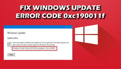 [Snabbguide] Hur fixar jag Windows Update Error 0xc190011f?