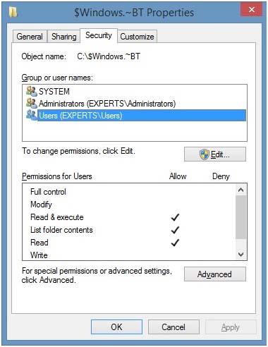 2 triky na odstránenie priečinkov $WINDOWS.~BT a $WINDOWS.~WS v systéme Windows 10