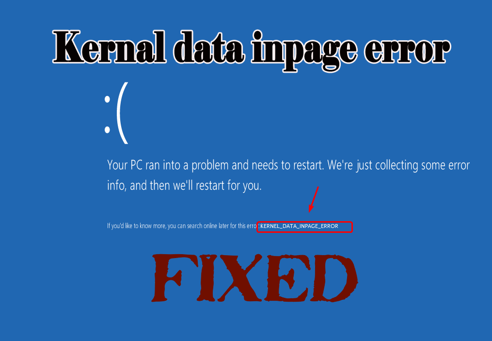 [ВИРІШЕНО] Посібник із виправлення помилки Inpage даних ядра в Windows 10