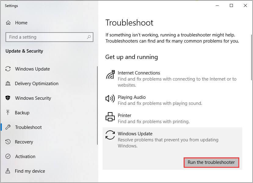 Topp 10 testede løsninger for å fikse Windows 10 Update Error 0x8024401c