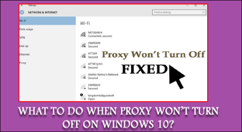 Hva skal jeg gjøre når proxy ikke slår seg av på Windows 10?