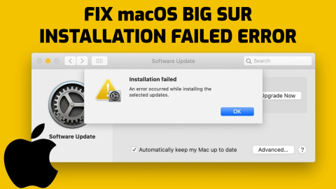 Slik fikser du macOS Big Sur-installasjonsfeil [8 beste måter]