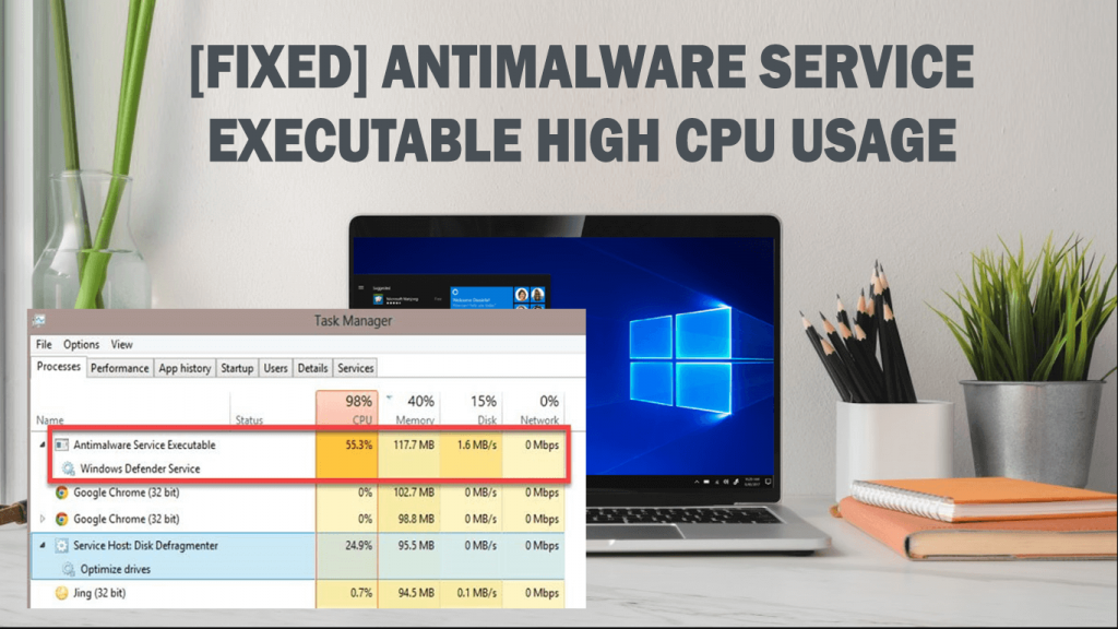 [FIXAT] Antimalware-tjänst Körbar hög CPU-användning i Windows 10