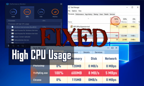 Hur fixar jag hög CPU-användning?