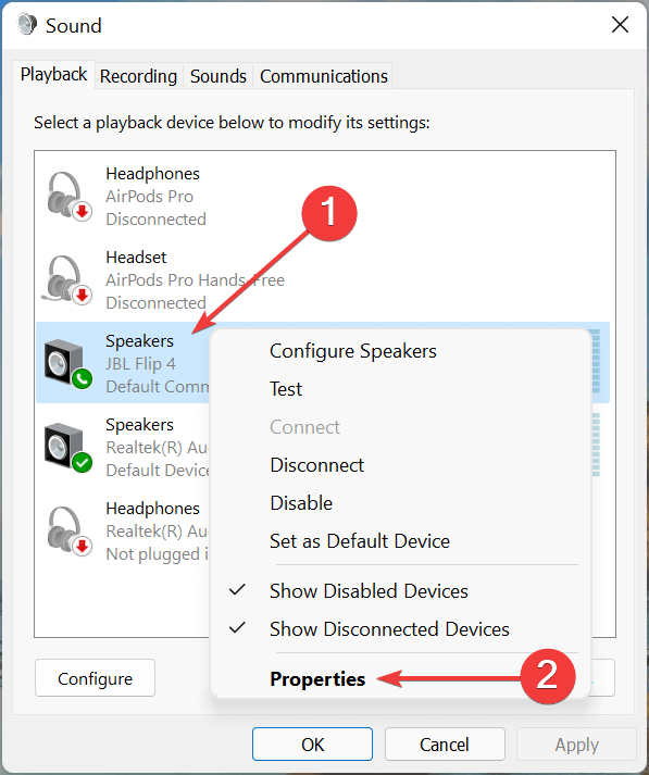 Oprava „praskania zvuku/zvuku“ v systéme Windows 11 [NÁVOD KROK ZA KROKOM]