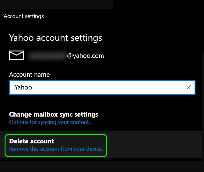 Javítsa ki a 0x8019019a hibakódot a Yahoo Mail beállításakor a Windows 10 rendszerben