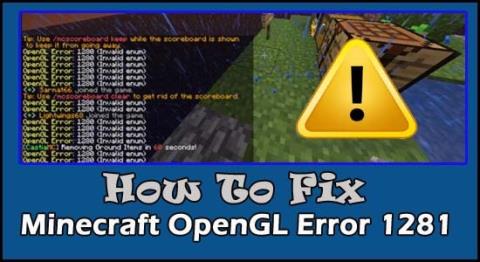 Fixa OpenGL Error 1281 Minecraft på 9 enkla sätt