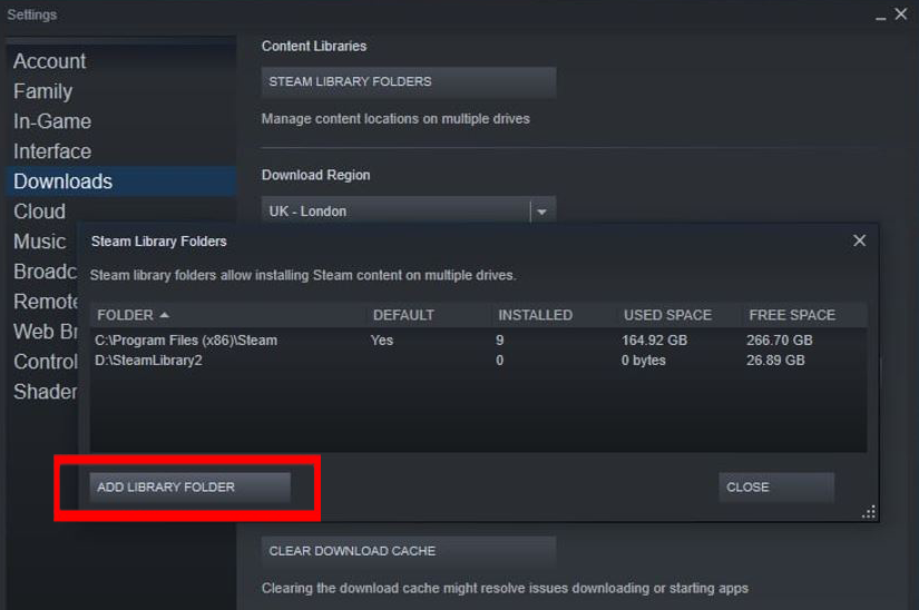 Rettet "Steam Disk Write Error" på Windows 10/11 [FORKLART]